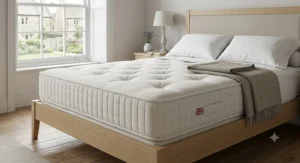 A high quality British orthopaedic pocket sprung mattress designed for chronic back pain relief.