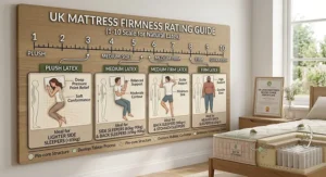 UK mattress firmness rating guide helping buyers choose the best latex mattress for side and back sleepers
