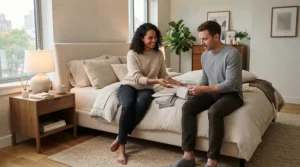 A couple testing options to find the ideal firmness when choosing a firm vs medium orthopaedic mattress for different body weights.