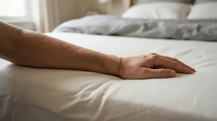 A soft-yet-supportive hybrid mattress for side sleepers cradling pressure points.