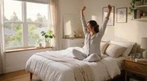 A comfortable mattress for hip pain reducing pressure points during a restful night's sleep