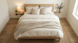Ergonomic mattress for hip pain and lower back support ensuring proper spinal posture