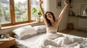 Waking up refreshed without stiffness using a mattress for side sleepers with hip pain