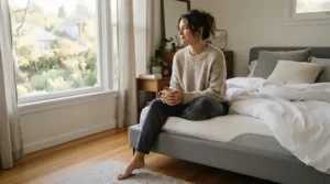 Memory foam mattress for hip pain adapting to body shape to relieve joint pressure