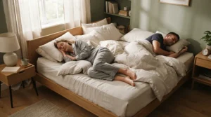 A durable mattress for front sleepers offering solid support for two people