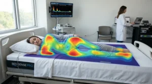 Pressure relief zones on a mattress for front sleepers for comfortable stomach resting