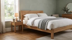 Long-lasting durability demonstrated by a heavy-duty mattress for heavy front sleepers in a home setting.